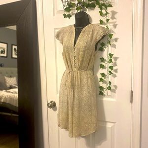 White and black H&M dress